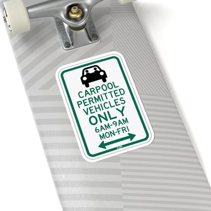 PBOT Road sign P4451D (Oregon) (Road Sign) STICKER Vinyl Kiss-Cut Decal