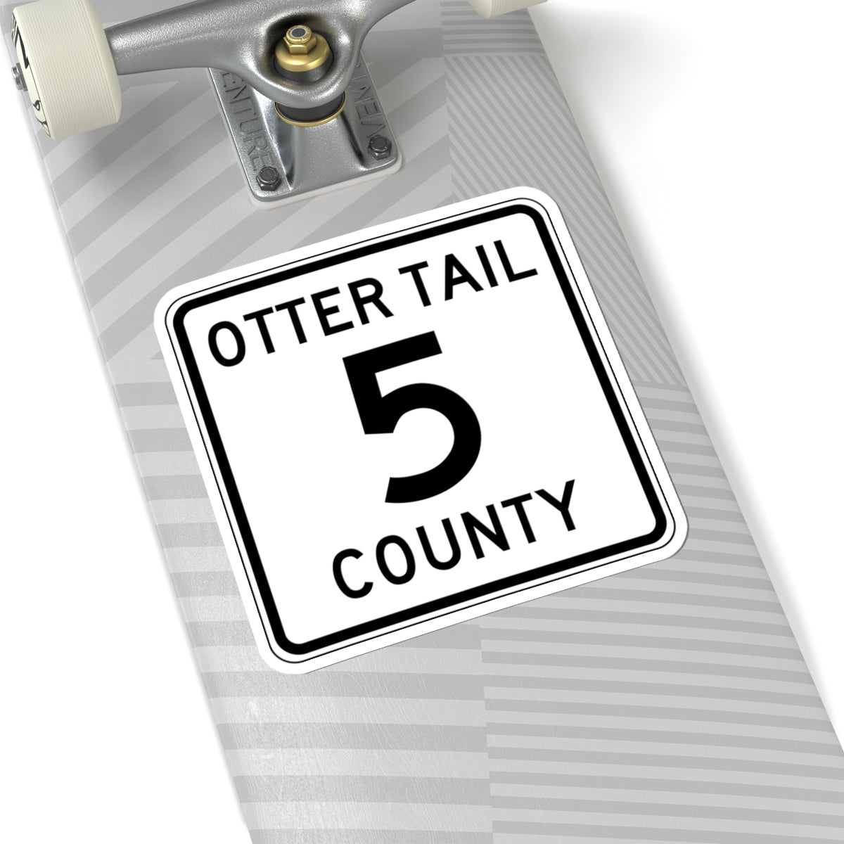 Otter Tail County Route 5 MN (Minnesota) (Road Sign) STICKER Vinyl Kiss-Cut Decal