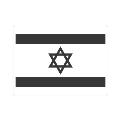 Flag of Israel - White (Israel) STICKER Vinyl Kiss-Cut Decal