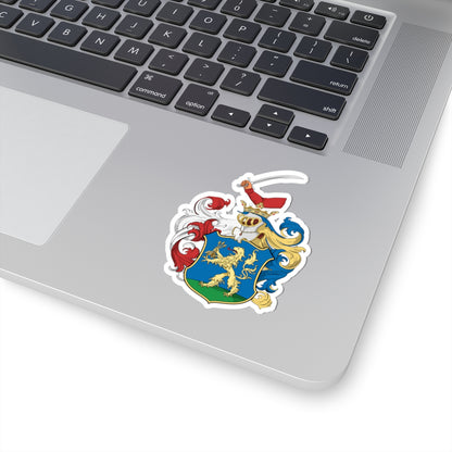 Coa Hungary Family Tánczos (Hungary) (Coat of Arms) STICKER Vinyl Kiss-Cut Decal