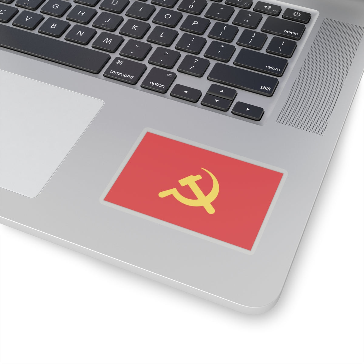Flag of the Communist Party of Kampuchea (Cambodia) STICKER Vinyl Kiss-Cut Decal
