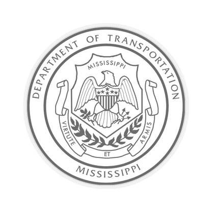 Seal of the Mississippi Department of Transportation - STICKER Vinyl Kiss-Cut Decal