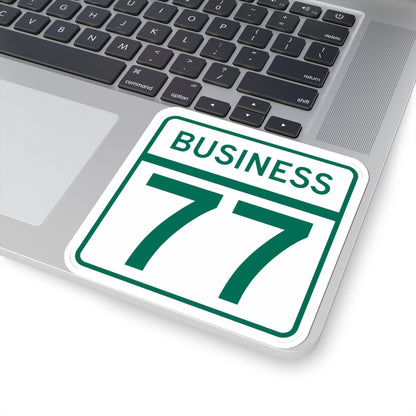 MD Route 77 Business (Maryland) (Road Sign) STICKER Vinyl Kiss-Cut Decal