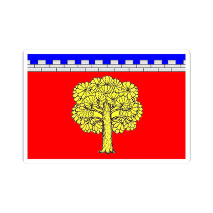 Flag Dubrovka Leningrad oblast (Russia) STICKER Vinyl Kiss-Cut Decal