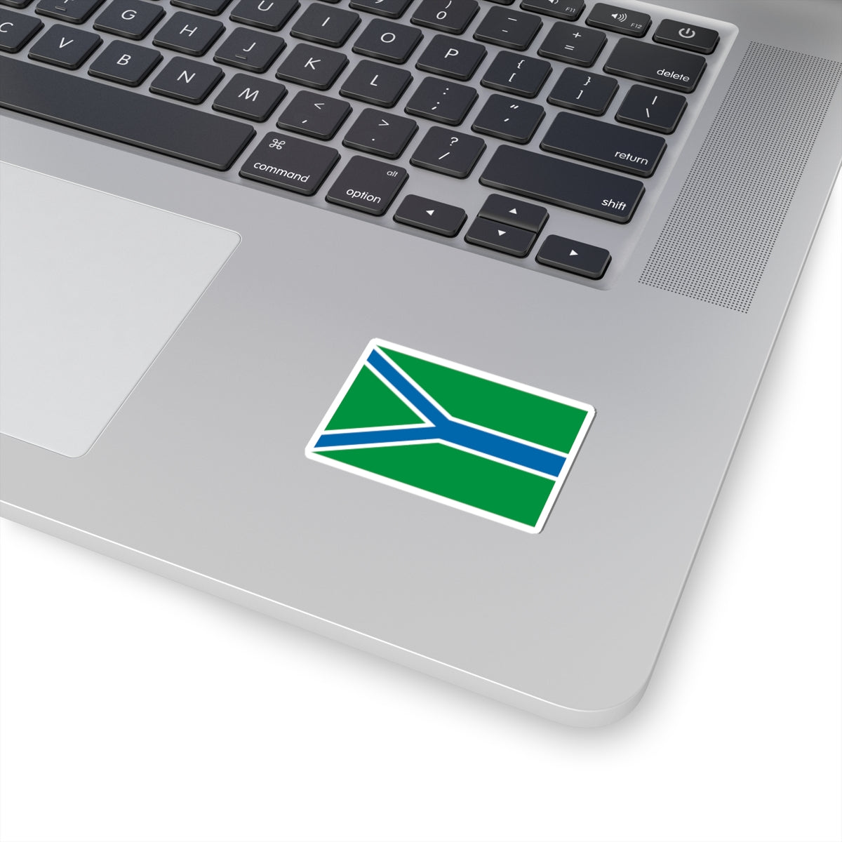 Flag of Ust-Tarksky rayon Novosibirsk oblast (Russia) STICKER Vinyl Kiss-Cut Decal