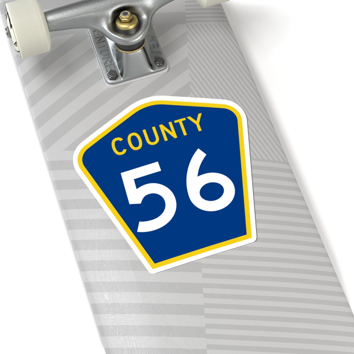 County 56 MN (Minnesota) (Road Sign) STICKER Vinyl Kiss-Cut Decal