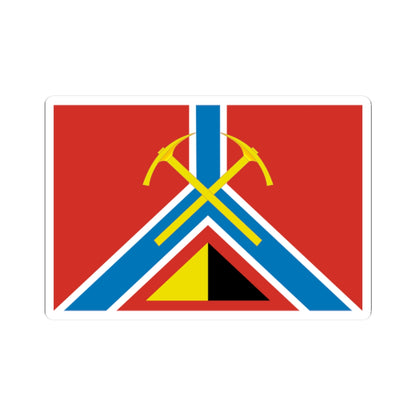 Flag of Susumansky rayon Magadan Oblast (Russia) STICKER Vinyl Kiss-Cut Decal