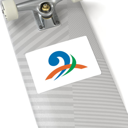 Flag of Minamiechizen Fukui (Japan) STICKER Vinyl Kiss-Cut Decal