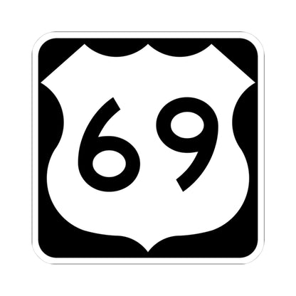 US 69 MN 1961 (Minnesota) (Road Sign) STICKER Vinyl Kiss-Cut Decal