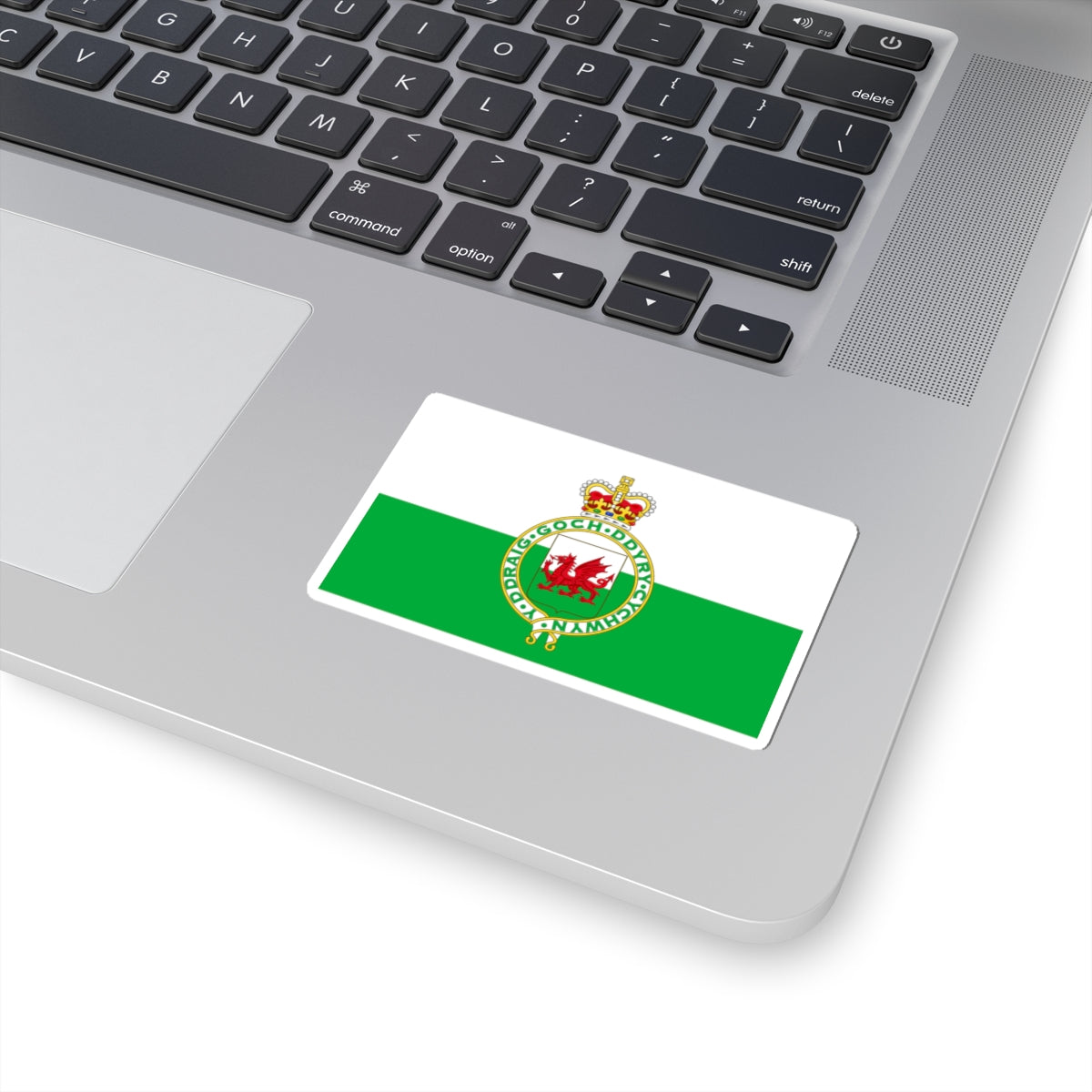 Flag of Wales 1953-1959 (United Kingdom) STICKER Vinyl Kiss-Cut Decal