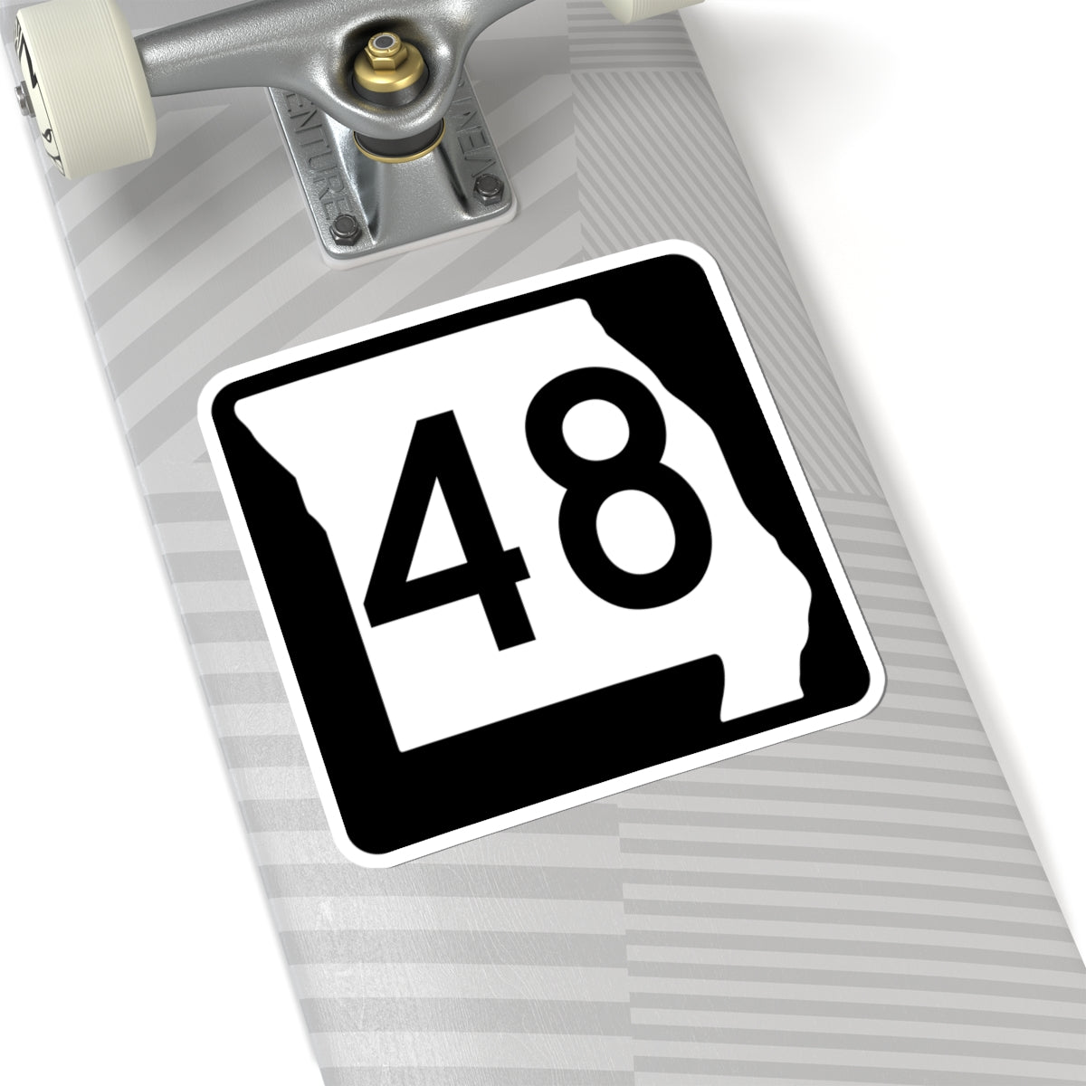 MO-48 (Missouri) (Road Sign) STICKER Vinyl Kiss-Cut Decal