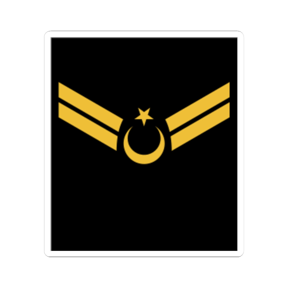 Astsubay Çavuş rütbe (Turkey) (Military Rank) STICKER Vinyl Kiss-Cut Decal