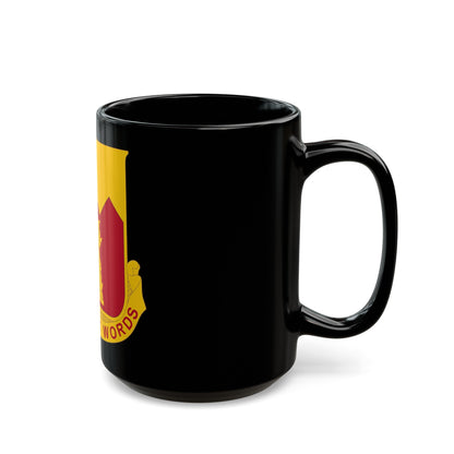 143rd Armored Field Artillery Battalion (U.S. Army) Black Coffee Mug-The Sticker Space