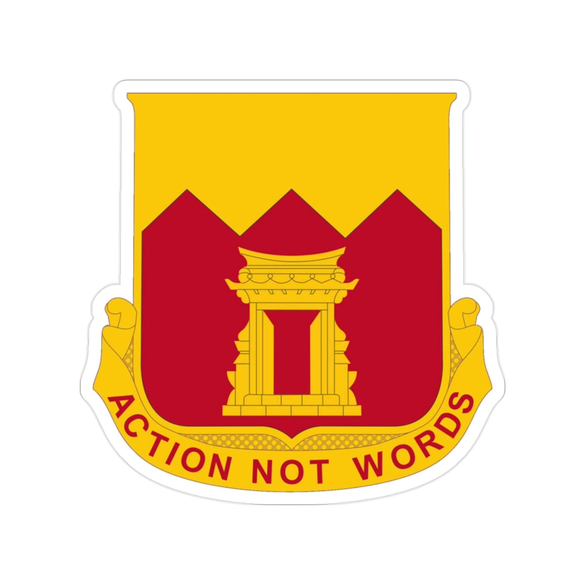 143rd Armored Field Artillery Battalion (U.S. Army) Transparent STICKER Die-Cut Vinyl Decal-2 Inch-The Sticker Space