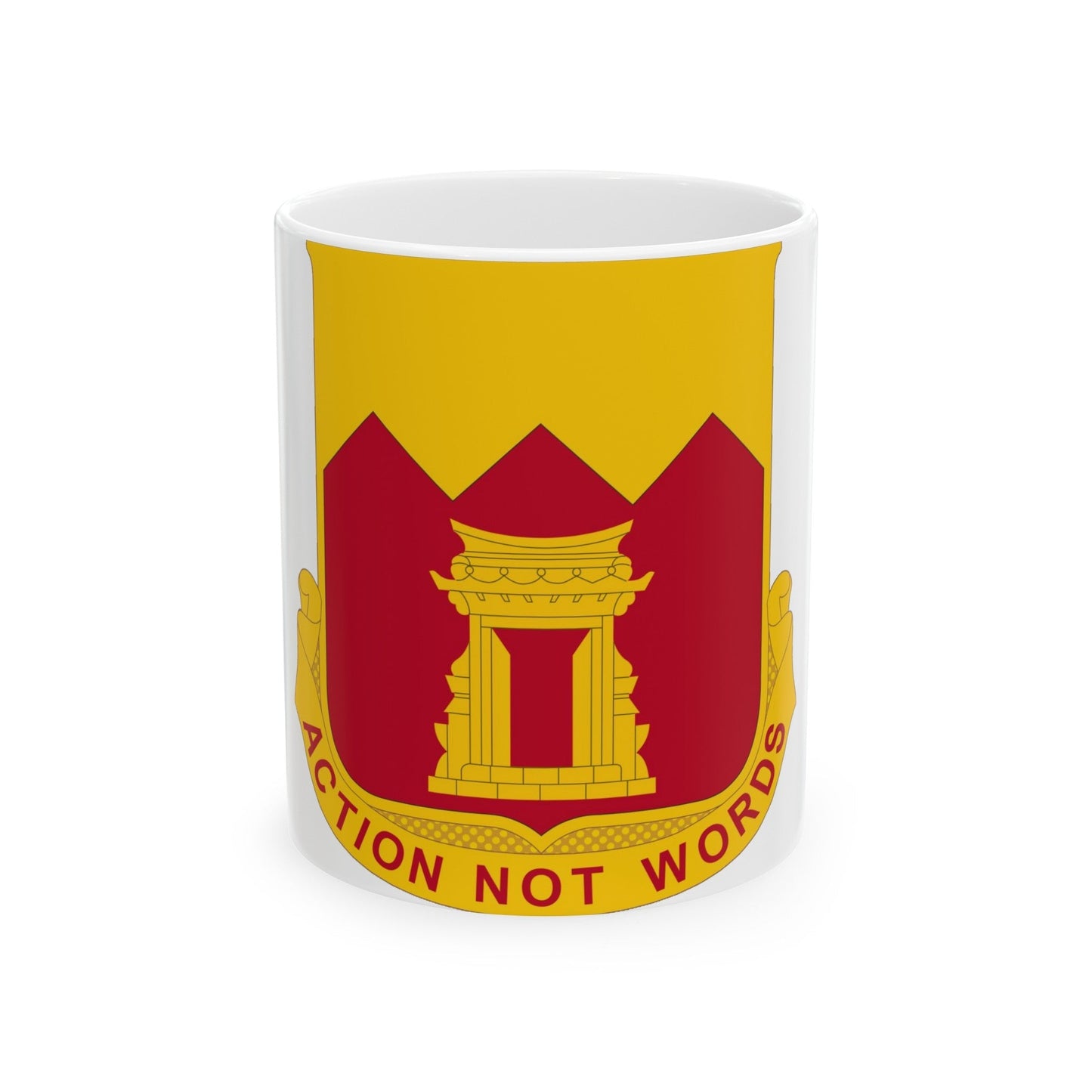 143rd Armored Field Artillery Battalion (U.S. Army) White Coffee Mug-11oz-The Sticker Space