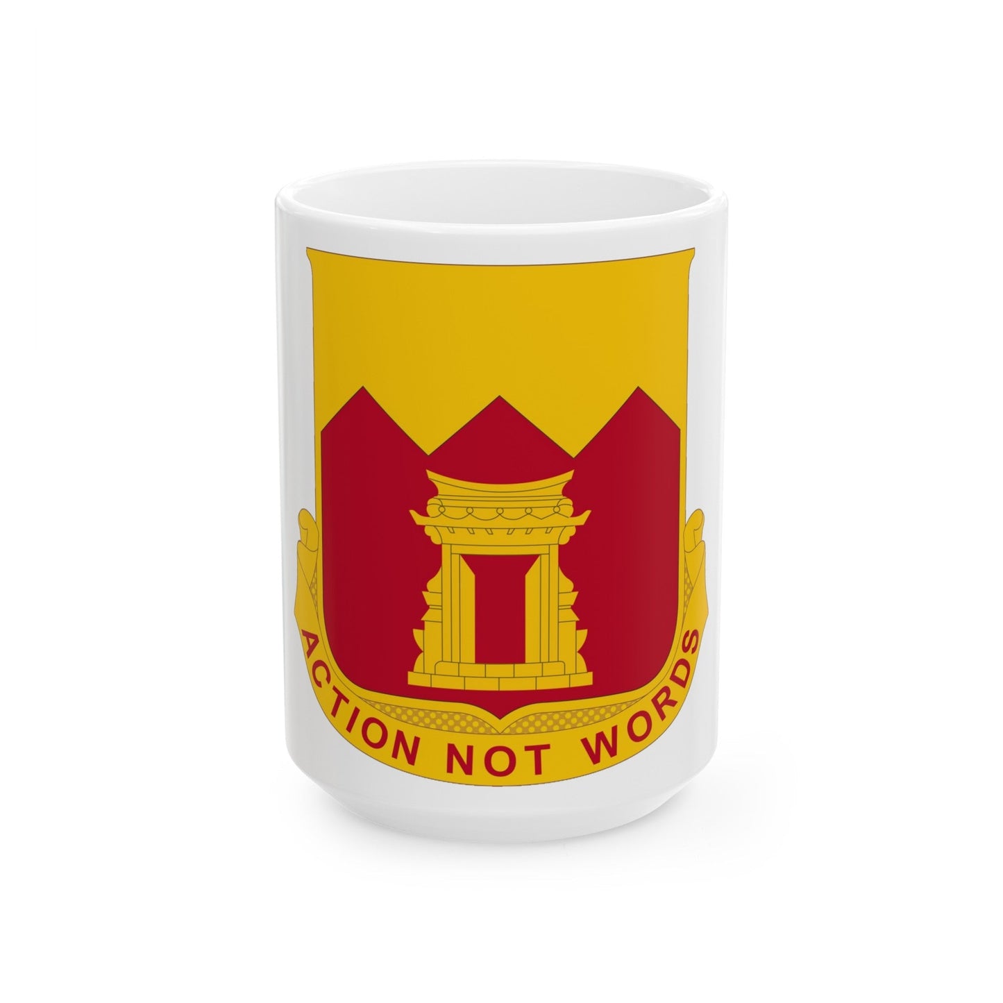 143rd Armored Field Artillery Battalion (U.S. Army) White Coffee Mug-15oz-The Sticker Space