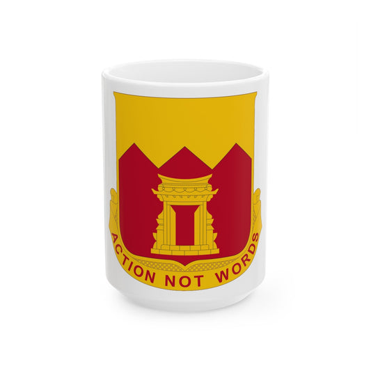 143rd Armored Field Artillery Battalion (U.S. Army) White Coffee Mug-15oz-The Sticker Space