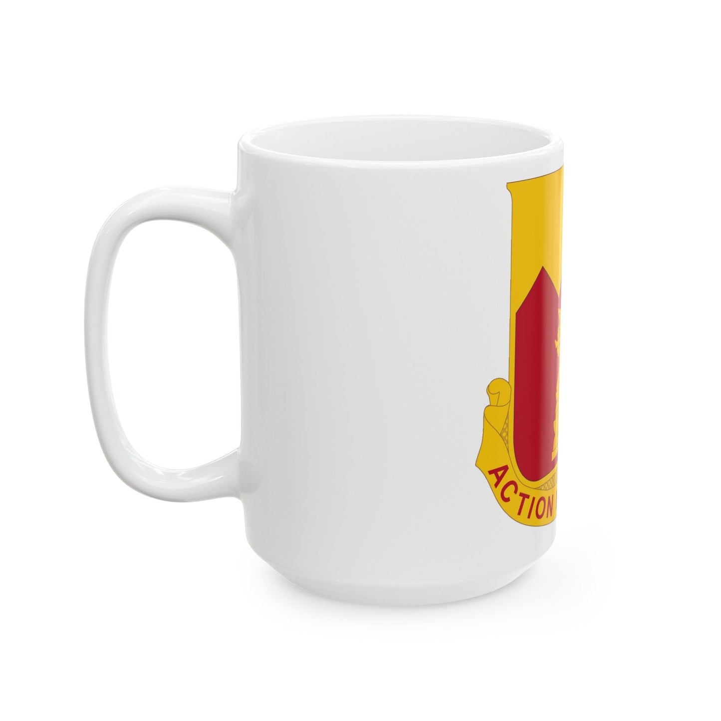 143rd Armored Field Artillery Battalion (U.S. Army) White Coffee Mug-The Sticker Space