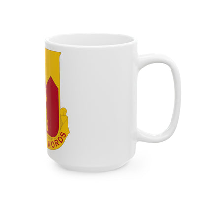 143rd Armored Field Artillery Battalion (U.S. Army) White Coffee Mug-The Sticker Space