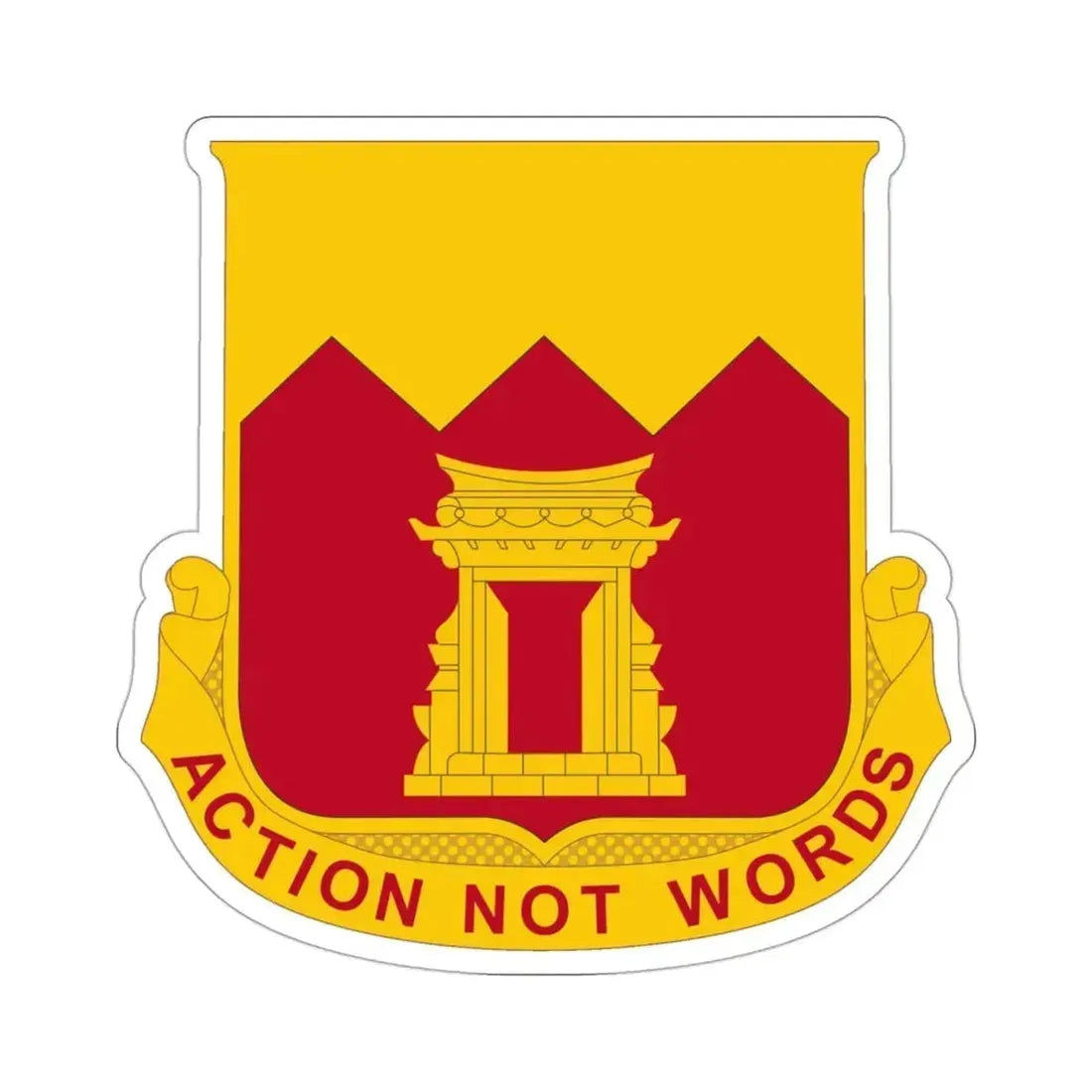 143rd Armored Field Artillery Battalion (U.S. Army) STICKER Vinyl Die-Cut Decal 3 Inch - The Sticker Space