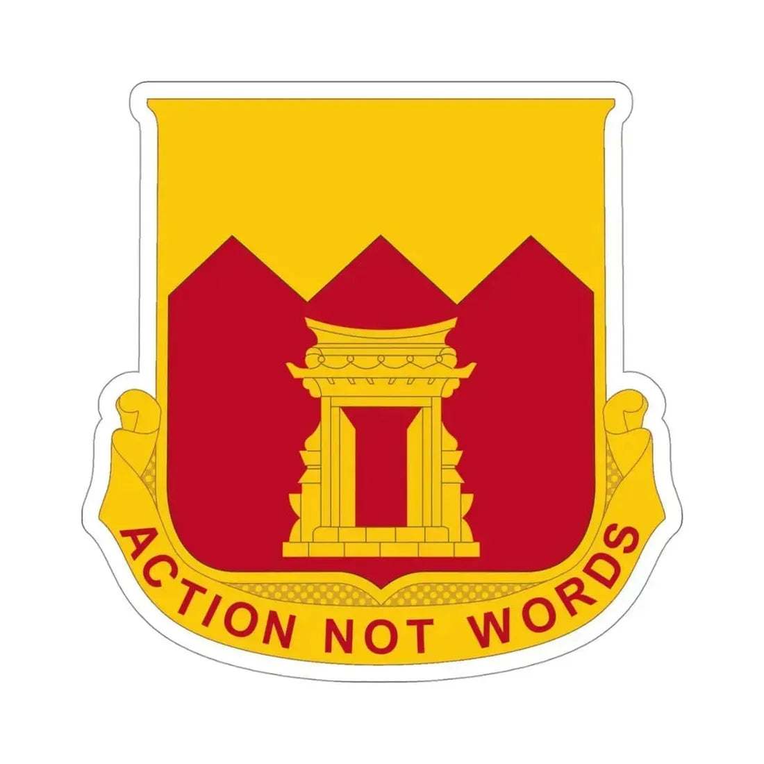 143rd Armored Field Artillery Battalion (U.S. Army) STICKER Vinyl Die-Cut Decal 4 Inch - The Sticker Space