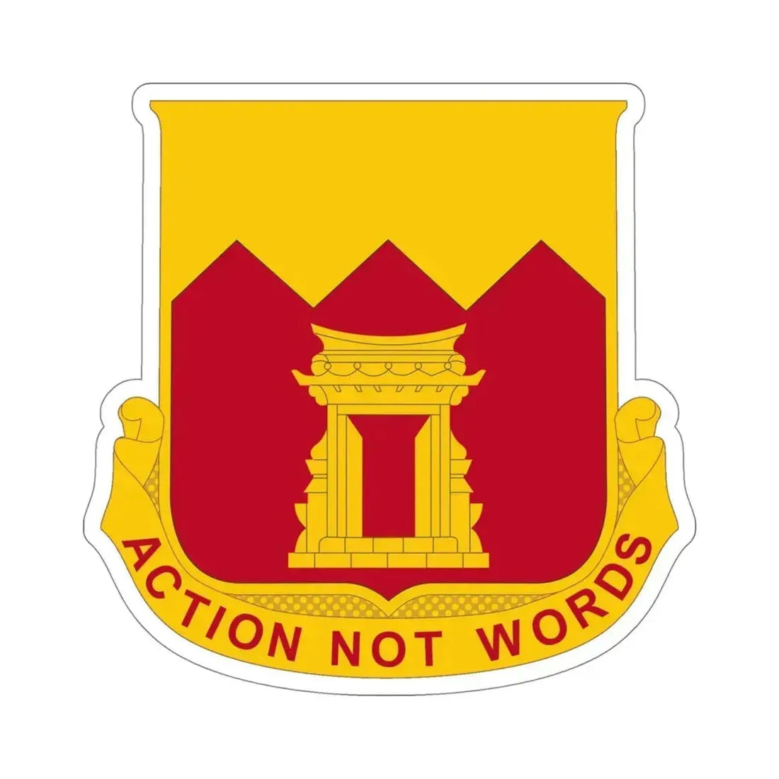 143rd Armored Field Artillery Battalion (U.S. Army) STICKER Vinyl Die-Cut Decal 5 Inch - The Sticker Space