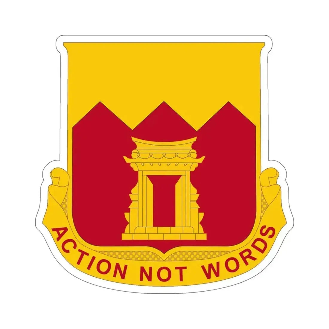 143rd Armored Field Artillery Battalion (U.S. Army) STICKER Vinyl Die-Cut Decal 6 Inch - The Sticker Space
