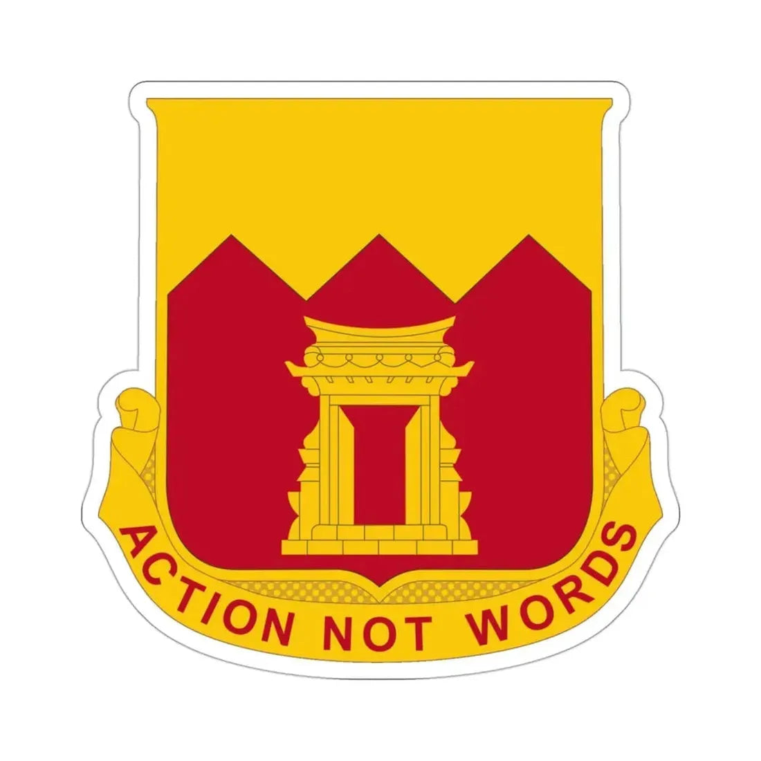 143rd Armored Field Artillery Battalion (U.S. Army) STICKER Vinyl Die-Cut Decal - The Sticker Space