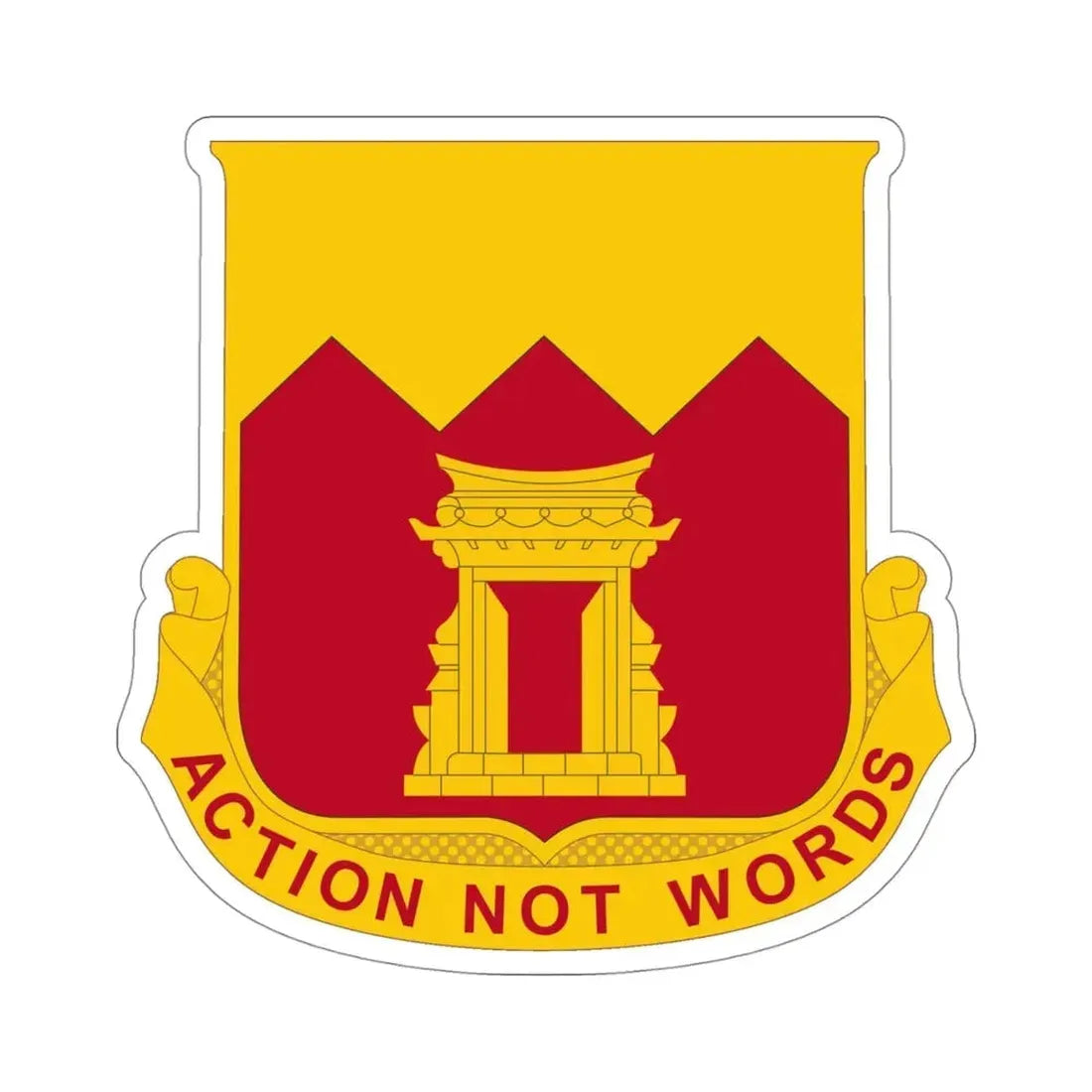 143rd Armored Field Artillery Battalion (U.S. Army) STICKER Vinyl Die-Cut Decal - The Sticker Space