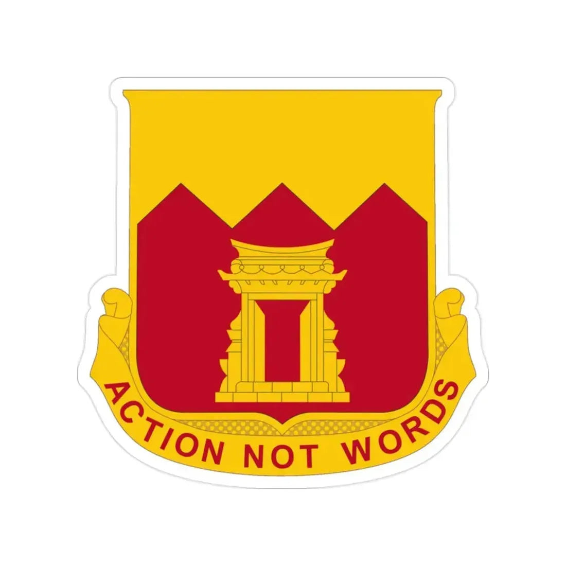 143rd Armored Field Artillery Battalion (U.S. Army) Transparent STICKER Die-Cut Vinyl Decal 2 Inch - The Sticker Space
