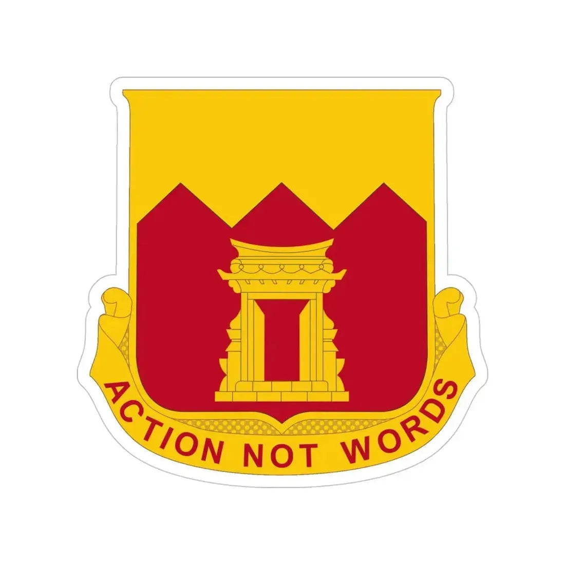143rd Armored Field Artillery Battalion (U.S. Army) Transparent STICKER Die-Cut Vinyl Decal - The Sticker Space