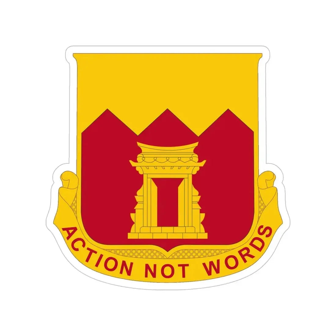 143rd Armored Field Artillery Battalion (U.S. Army) Transparent STICKER Die-Cut Vinyl Decal - The Sticker Space
