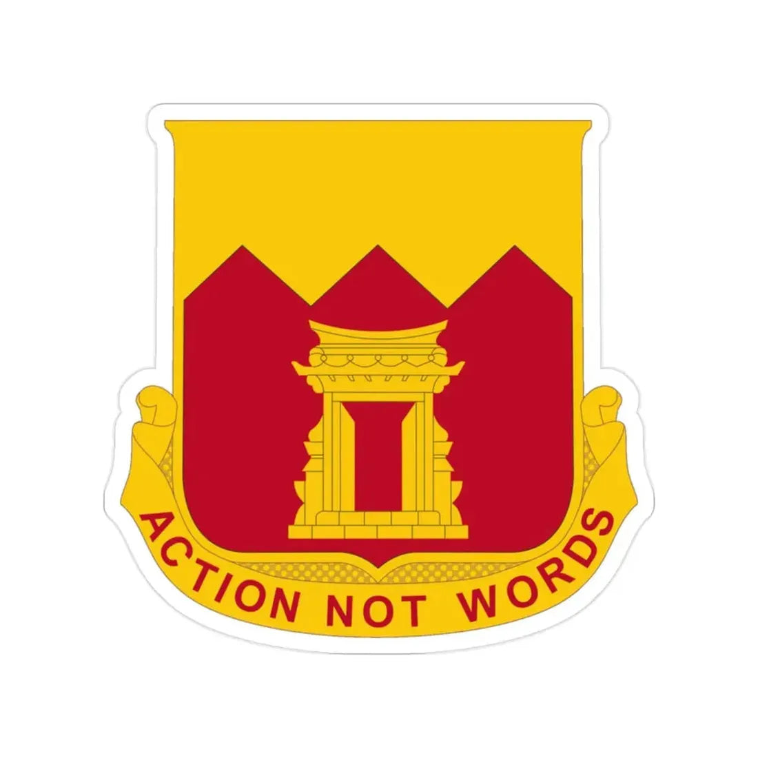 143rd Armored Field Artillery Battalion (U.S. Army) Transparent STICKER Die-Cut Vinyl Decal - The Sticker Space