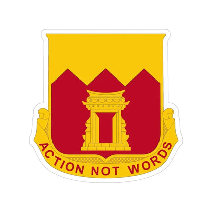 143rd Armored Field Artillery Battalion (U.S. Army) Transparent STICKER Die-Cut Vinyl Decal - The Sticker Space