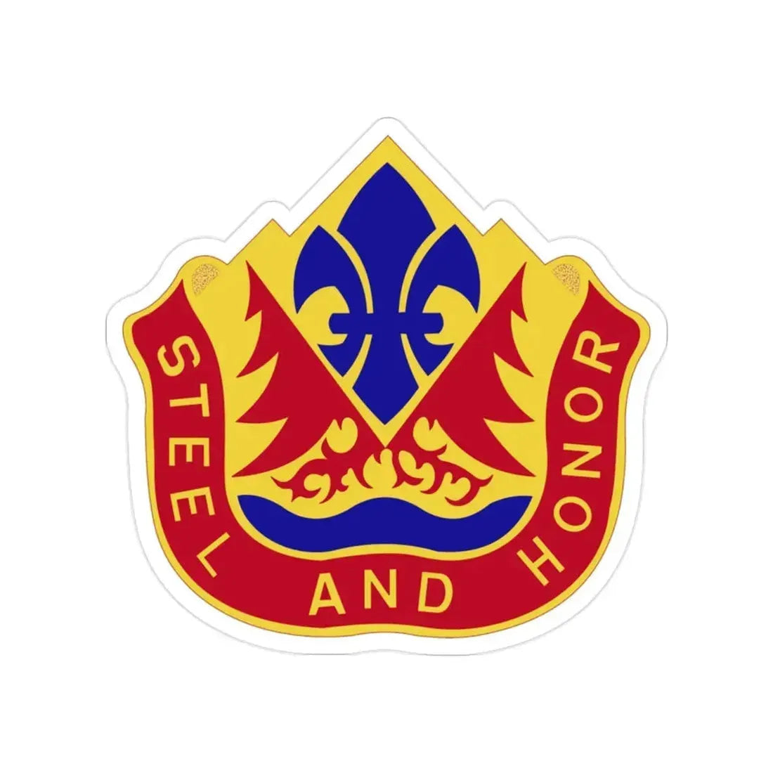 143rd Field Artillery Group (U.S. Army) Transparent STICKER Die-Cut Vinyl Decal - The Sticker Space