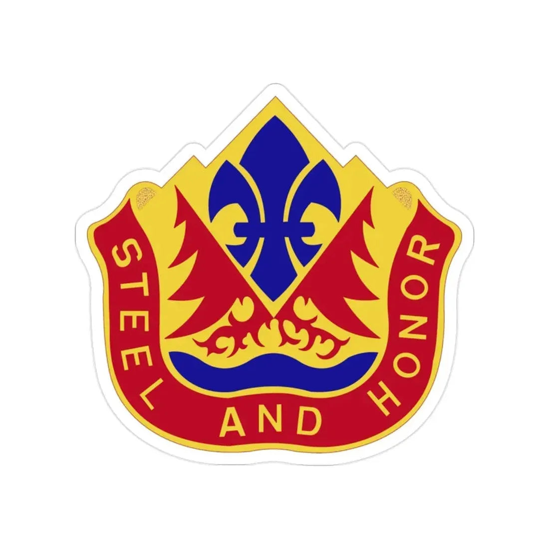 143rd Field Artillery Group (U.S. Army) Transparent STICKER Die-Cut Vinyl Decal - The Sticker Space