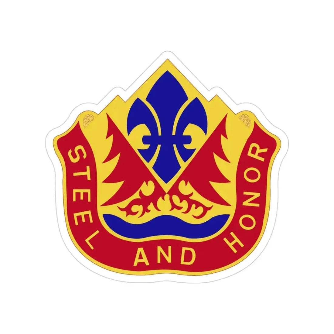 143rd Field Artillery Group (U.S. Army) Transparent STICKER Die-Cut Vinyl Decal - The Sticker Space