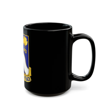 143rd Infantry Regiment (U.S. Army) Black Coffee Mug-The Sticker Space