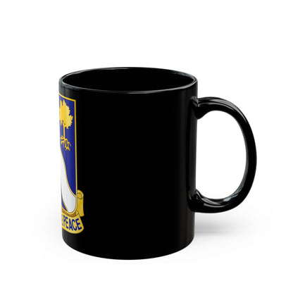 143rd Infantry Regiment (U.S. Army) Black Coffee Mug-The Sticker Space