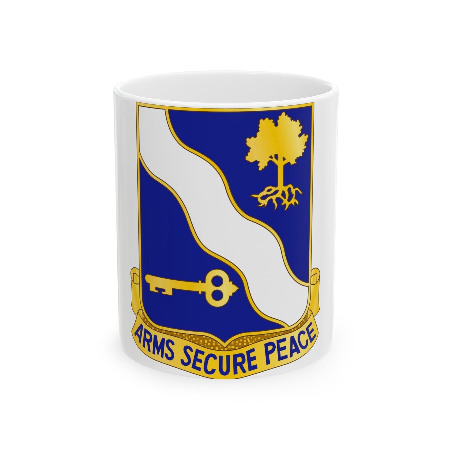 143rd Infantry Regiment (U.S. Army) White Coffee Mug-11oz-The Sticker Space