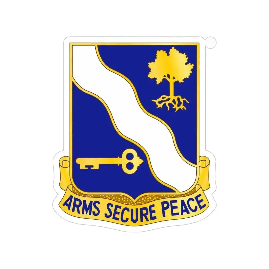 143rd Infantry Regiment (U.S. Army) Transparent STICKER Die-Cut Vinyl Decal 4 Inch - The Sticker Space
