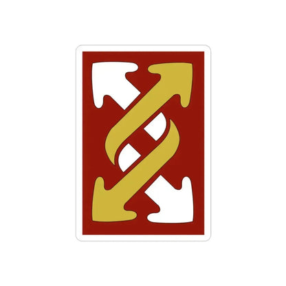 143rd Sustainment Command Expeditionary (U.S. Army) REVERSE PRINT Transparent Die-Cut STICKER 2 Inch Die-Cut Transparent - The Sticker Space