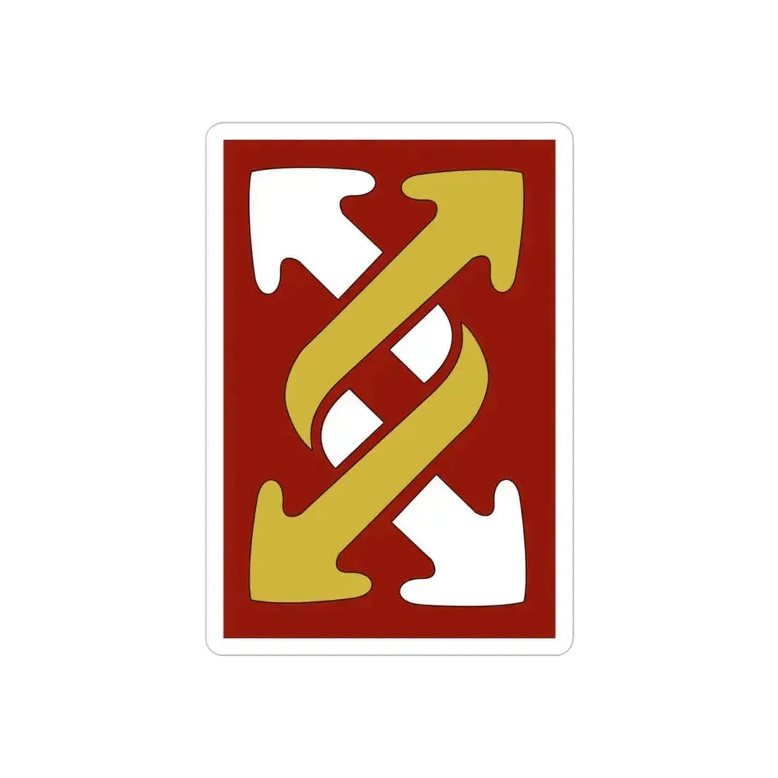 143rd Sustainment Command Expeditionary (U.S. Army) REVERSE PRINT Transparent Die-Cut STICKER 3 Inch Die-Cut Transparent - The Sticker Space