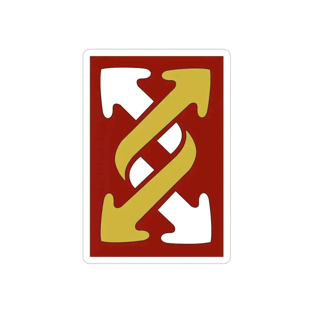 143rd Sustainment Command Expeditionary (U.S. Army) REVERSE PRINT Transparent Die-Cut STICKER 4 Inch Die-Cut Transparent - The Sticker Space