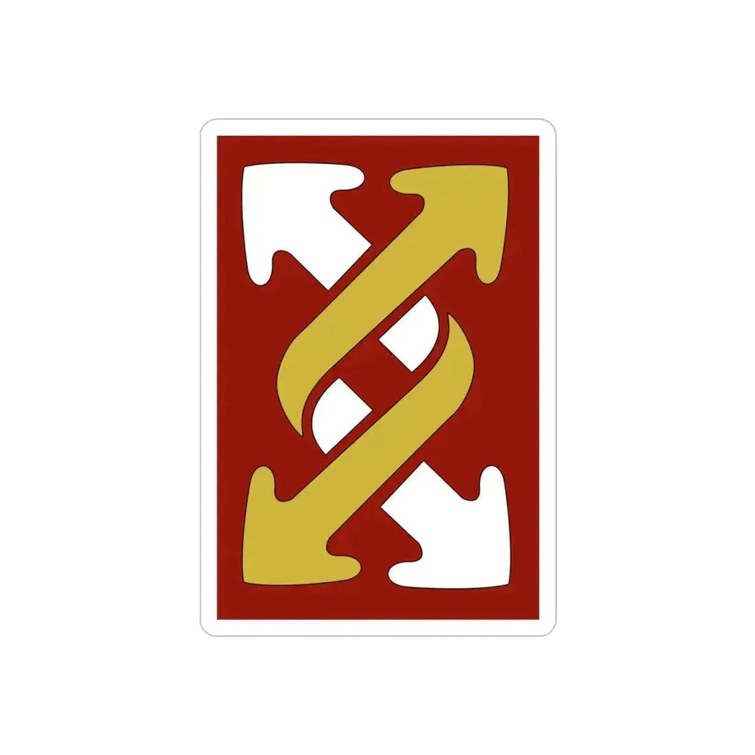 143rd Sustainment Command Expeditionary (U.S. Army) REVERSE PRINT Transparent Die-Cut STICKER 5 Inch Die-Cut Transparent - The Sticker Space