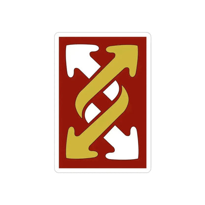 143rd Sustainment Command Expeditionary (U.S. Army) REVERSE PRINT Transparent Die-Cut STICKER 5 Inch Die-Cut Transparent - The Sticker Space