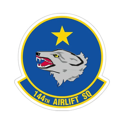 144 Airlift Squadron (U.S. Air Force) STICKER Vinyl Die-Cut Decal 3 Inch - The Sticker Space