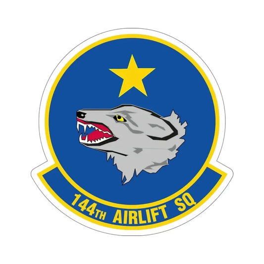 144 Airlift Squadron (U.S. Air Force) STICKER Vinyl Die-Cut Decal 6 Inch - The Sticker Space