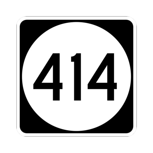 PR tertiary 414 (Puerto Rico) (Road Sign) STICKER Vinyl Kiss-Cut Decal