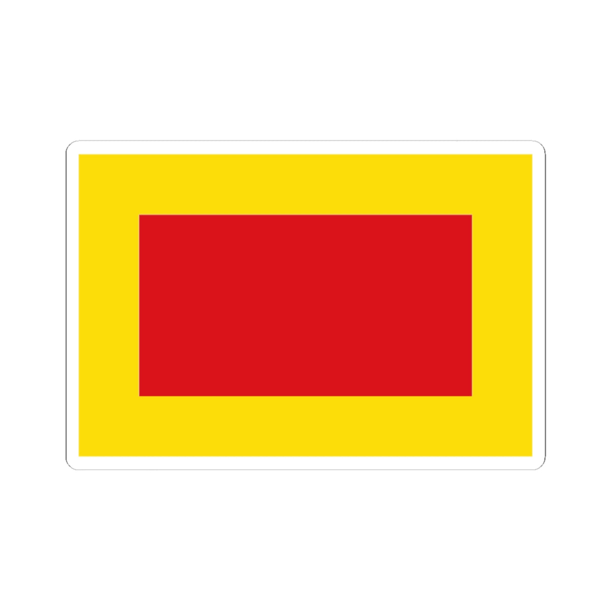 Flag maritime sevilla (Spain) STICKER Vinyl Kiss-Cut Decal